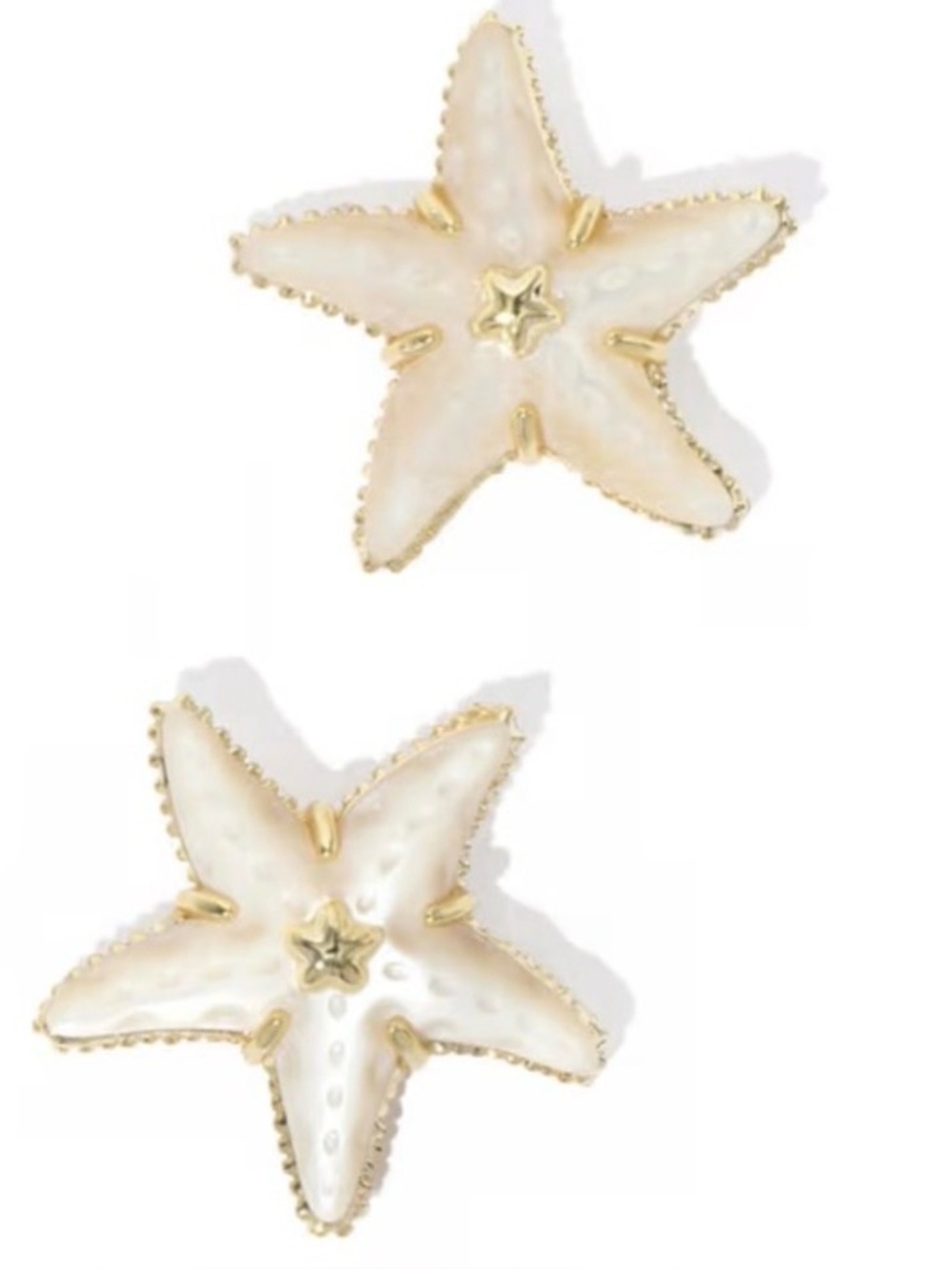 KATE SPADE NEW YORK Mother of Pearl Starfish Earrings ⭐️